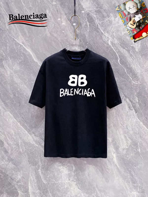 Fashionable 1577 Balenciaga T-Shirts Short Sleeved For Unisex