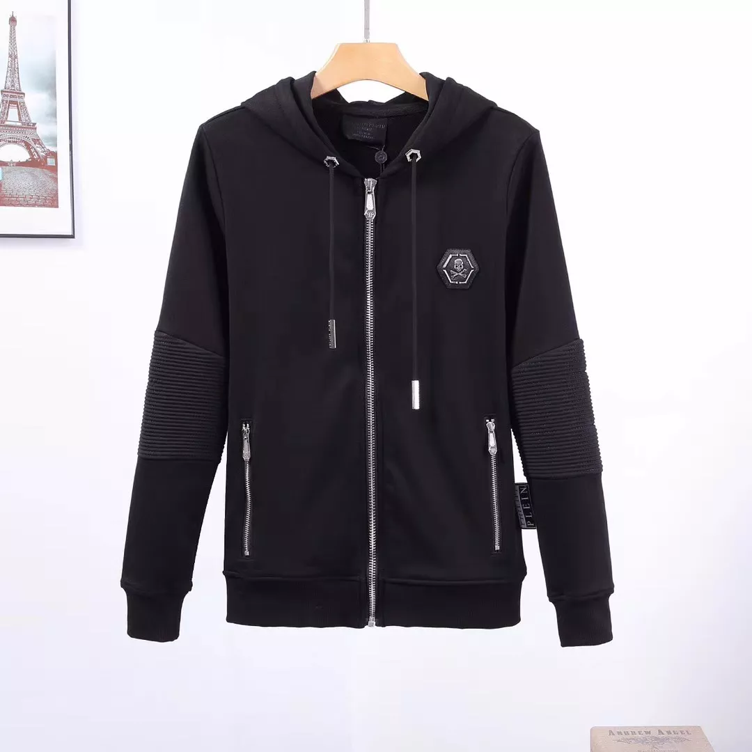 Fashionable 1670 Philipp Plein PP Tracksuits Long Sleeved For Men