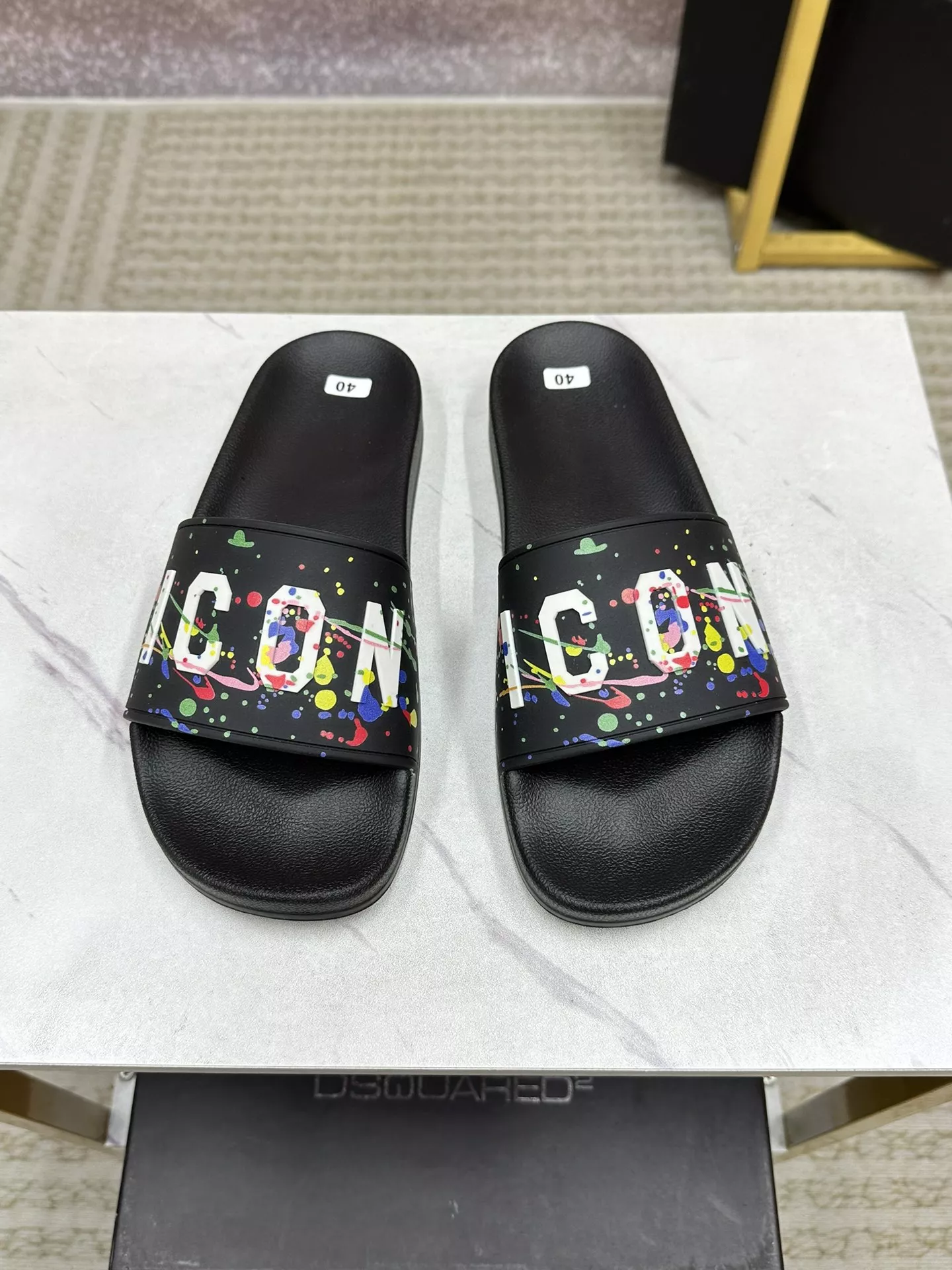 Fashionable 1824 Dsquared Slippers For Men