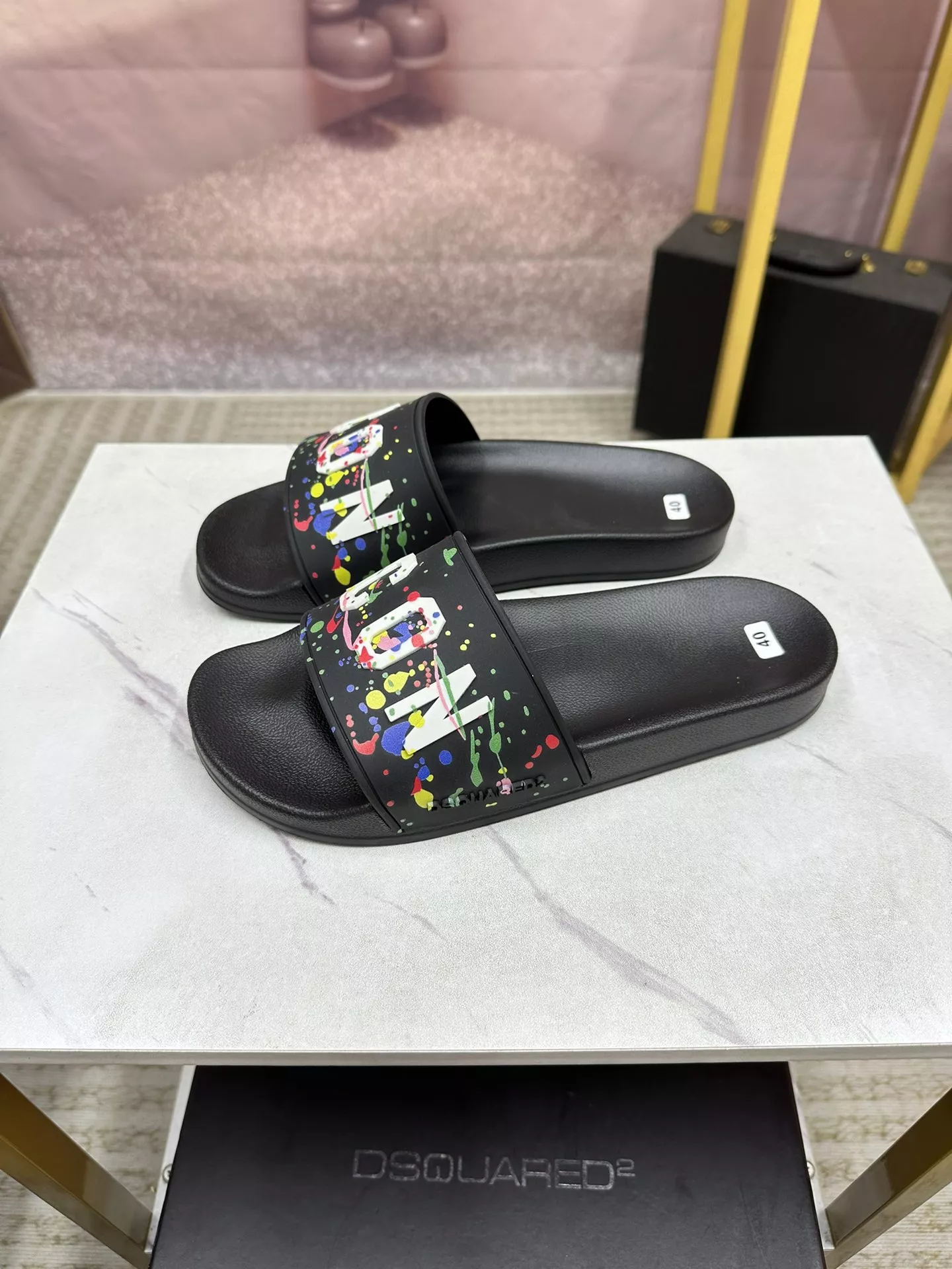 Fashionable 1824 Dsquared Slippers For Men