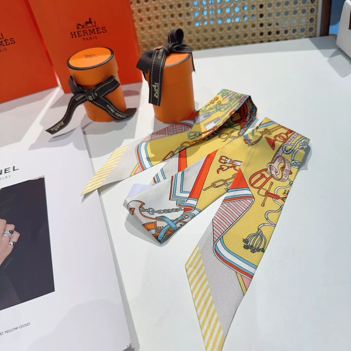 Fashionable 2444 Hermes Silk Scarf