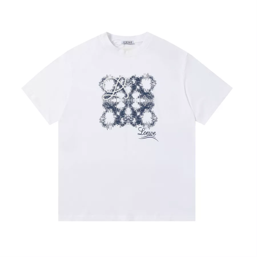 Fashionable 2964 LOEWE T-Shirts Short Sleeved For Unisex