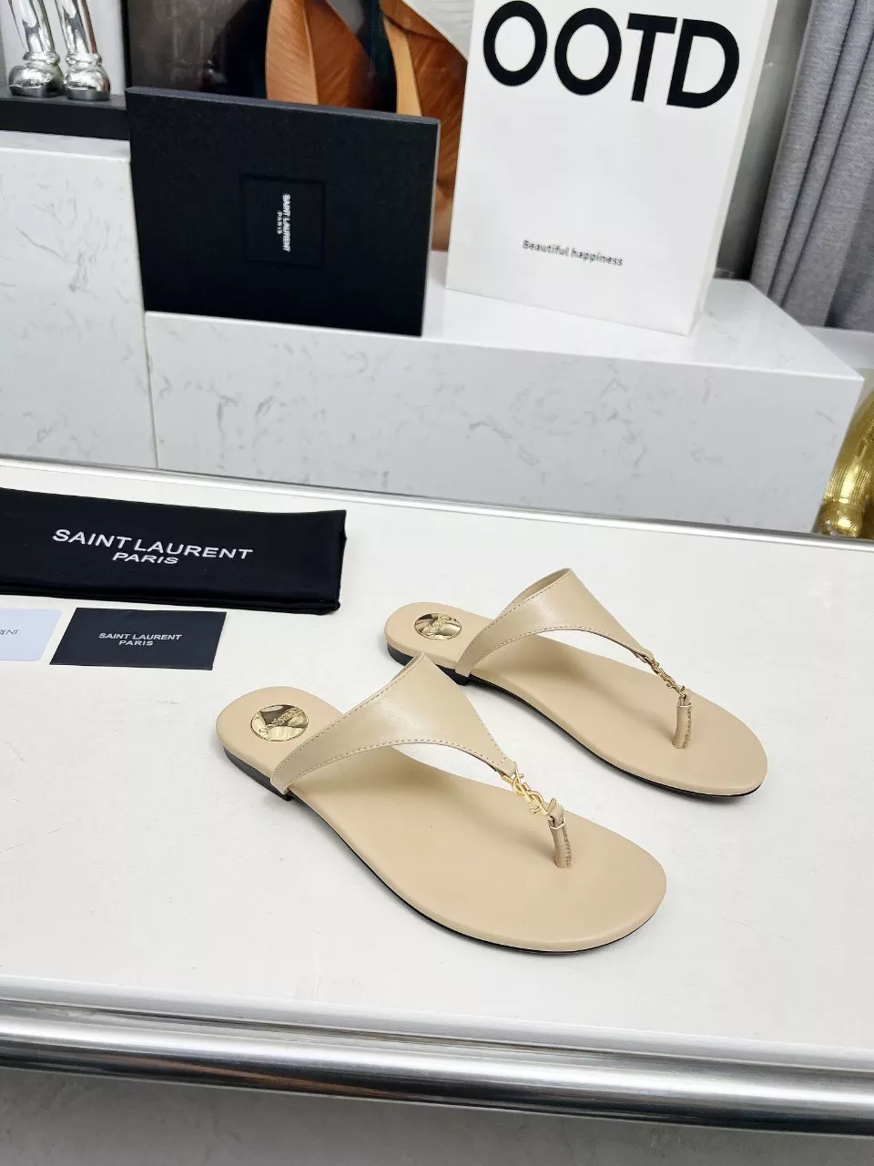 Fashionable 3692 Yves Saint Laurent YSL Slippers For Women