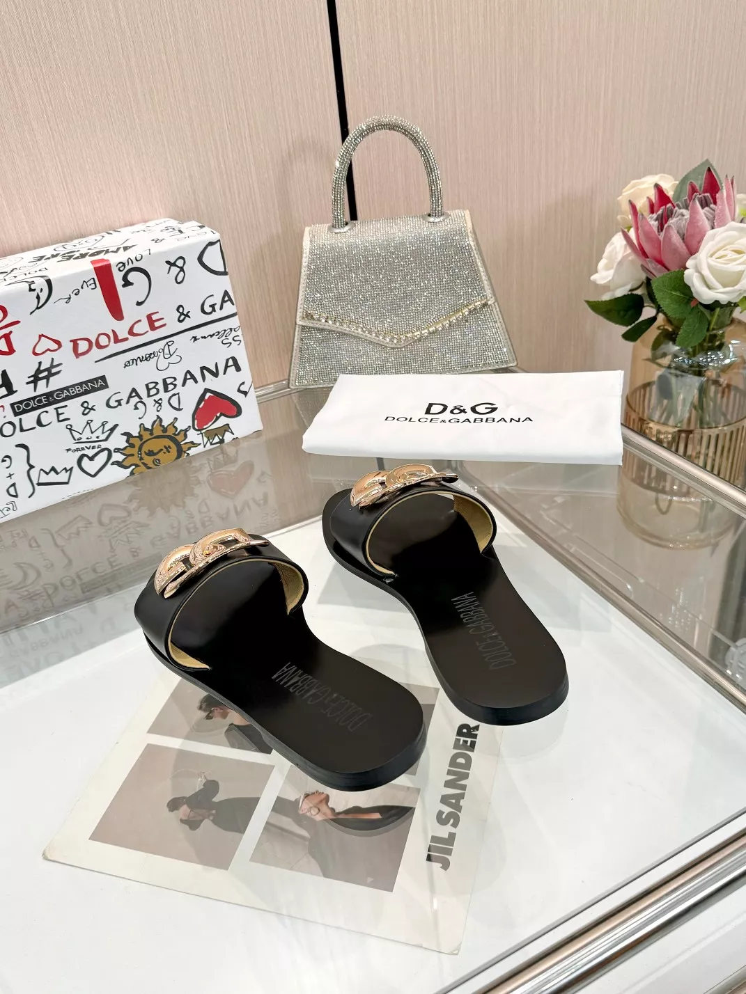 Fashionable 4287 Dolce & Gabbana D&G Slippers For Women
