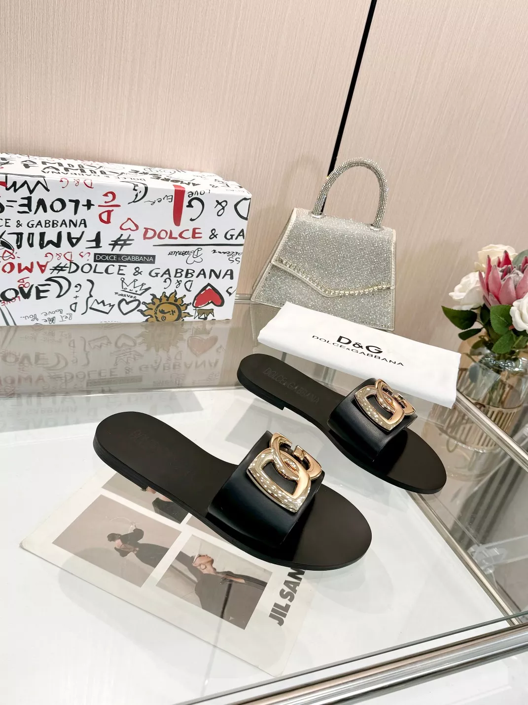 Fashionable 4287 Dolce & Gabbana D&G Slippers For Women