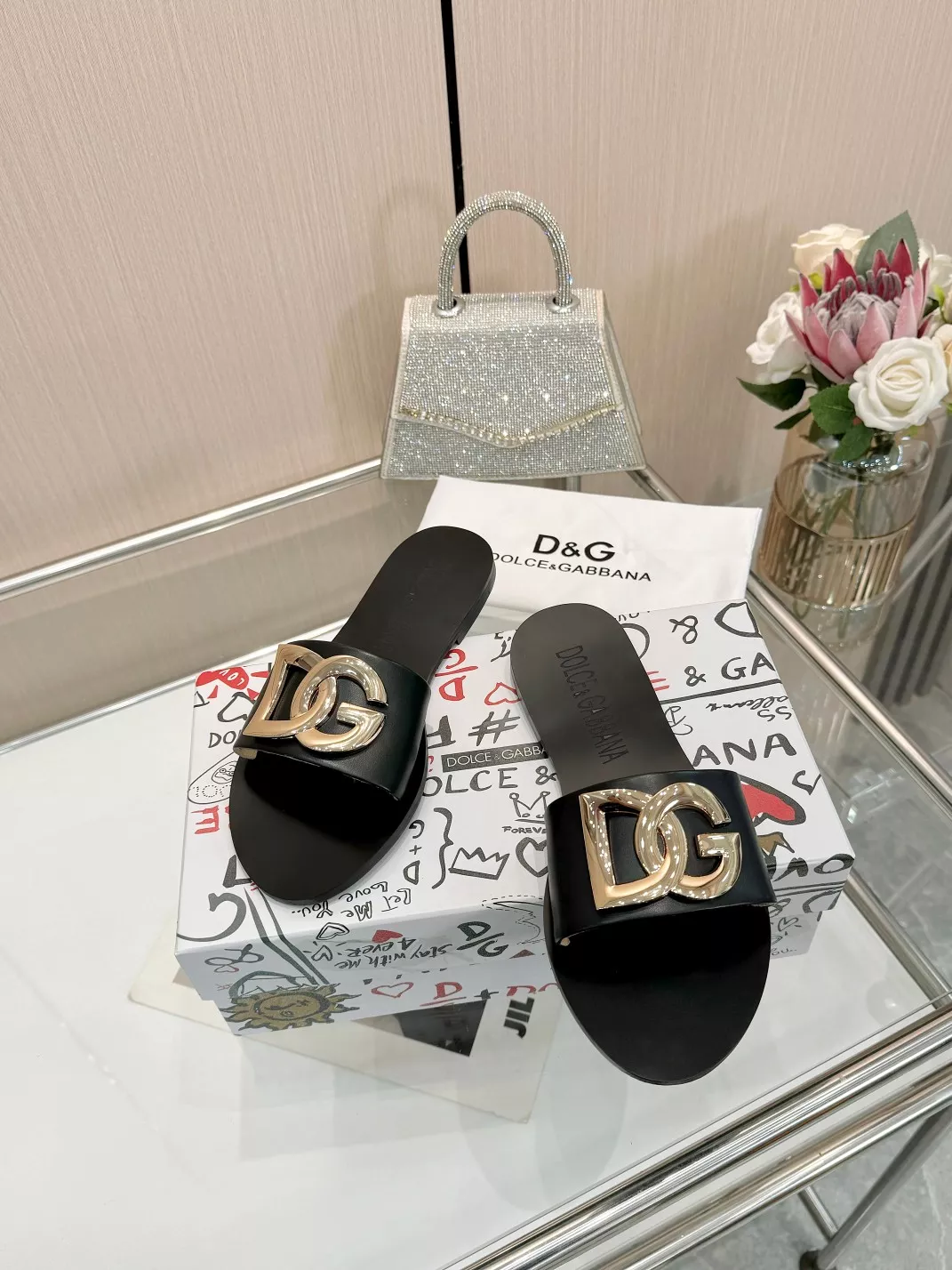 Fashionable 4287 Dolce & Gabbana D&G Slippers For Women