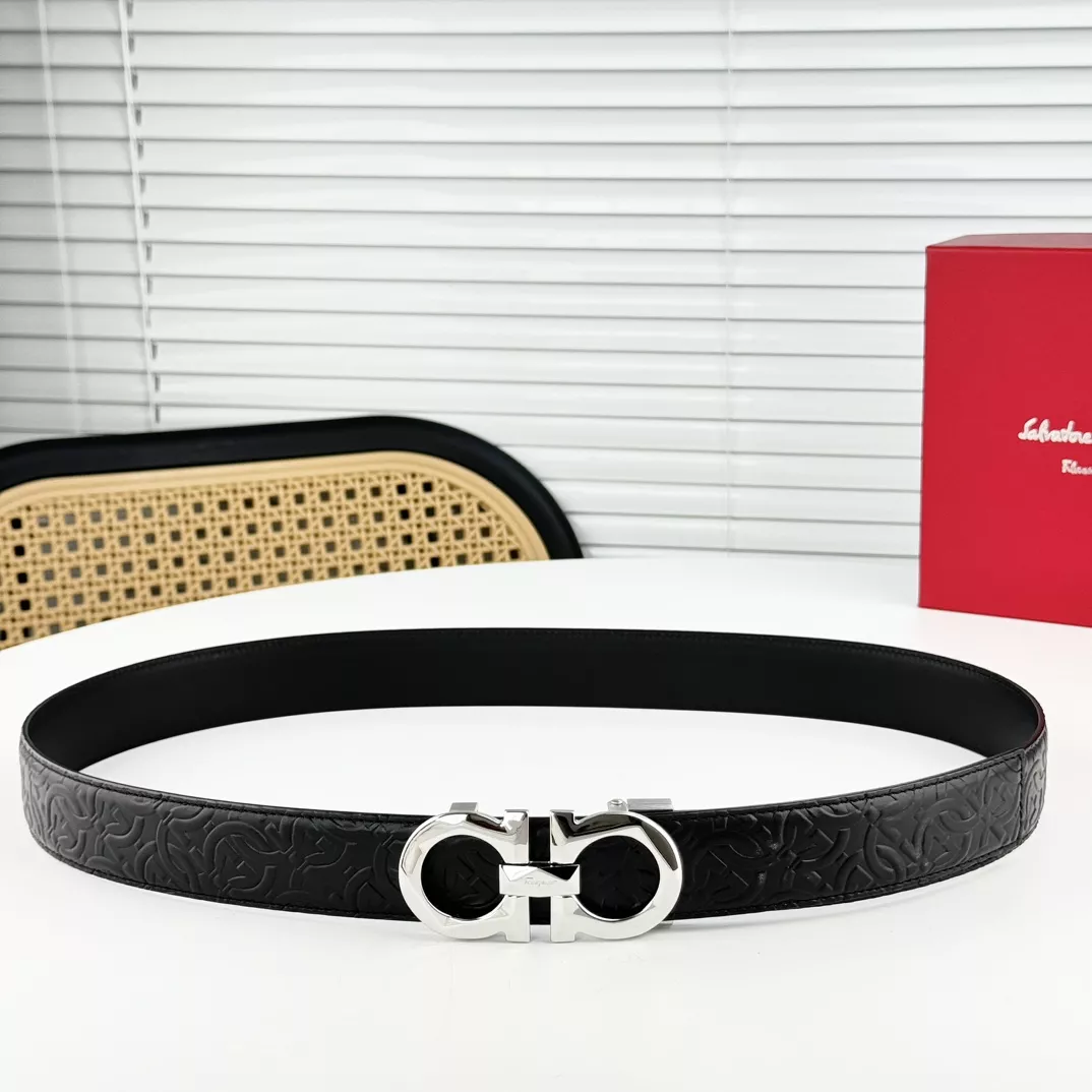 Fashionable 4477 Salvatore Ferragamo AAA Quality Belts In 3.5cm For Men