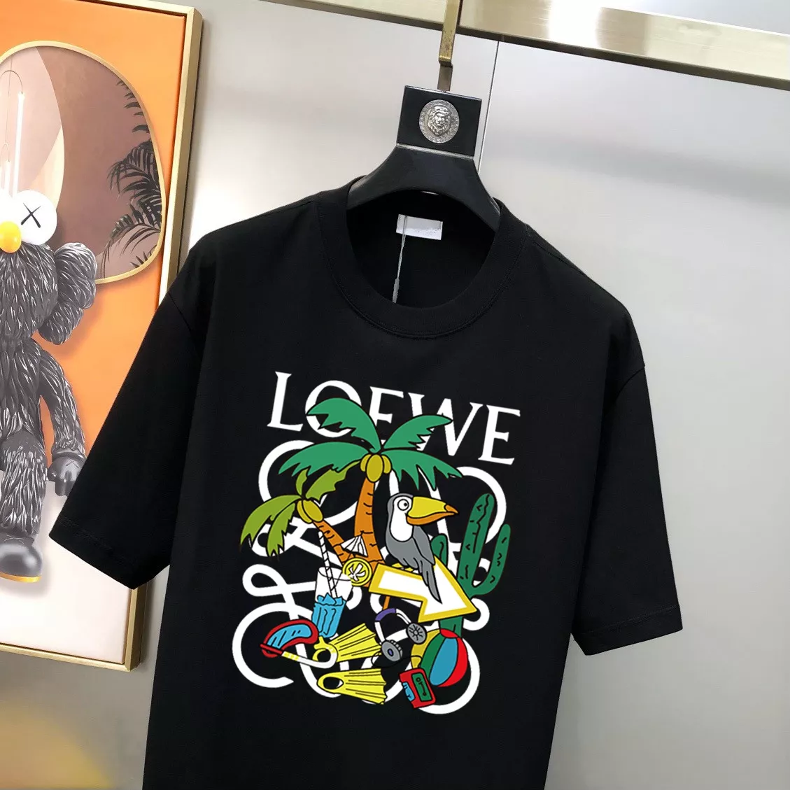 Fashionable 5290 LOEWE T-Shirts Short Sleeved For Men