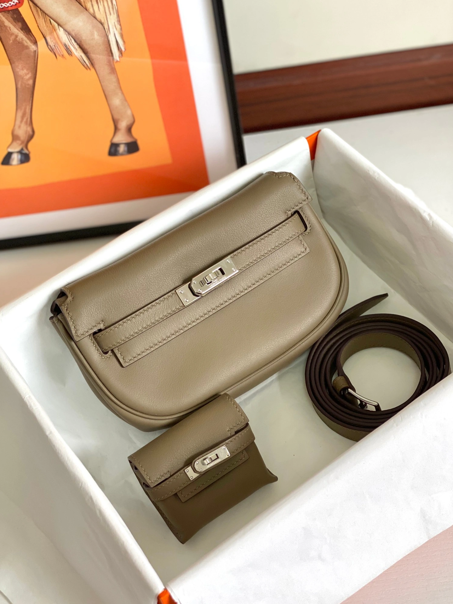 Fashionable 5353 Hermes AAA Quality Belt Bags For Women