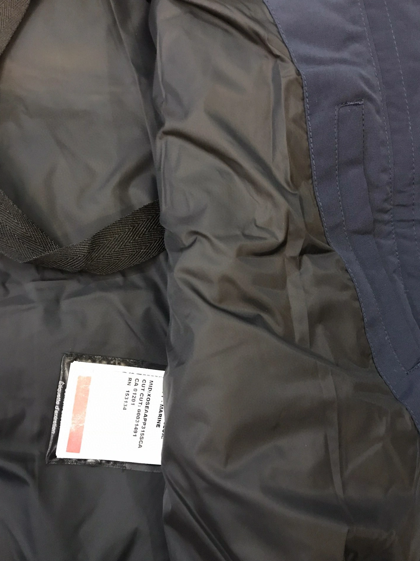 Fashionable 5573 Canada Goose Down Feather Coat Long Sleeved For Women