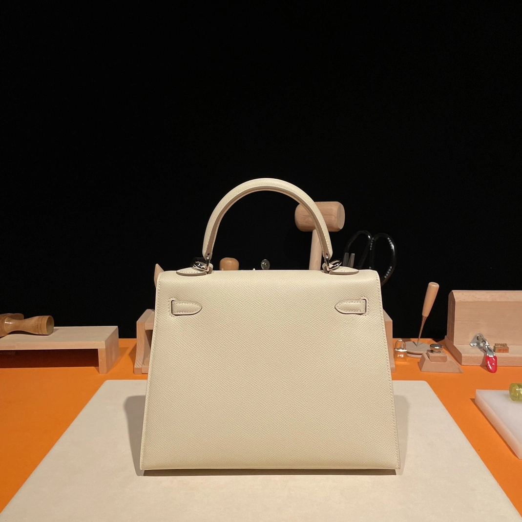 Fashionable 6094 Hermes AAA Quality Handbags In Silver For Women