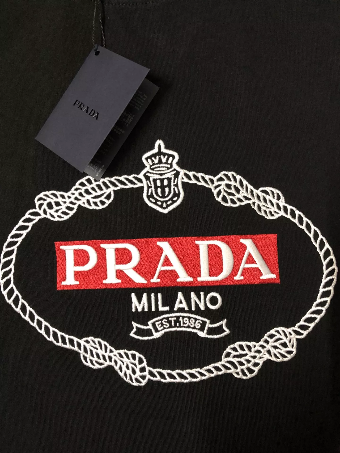 Fashionable 6255 Prada T-Shirts Short Sleeved For Unisex