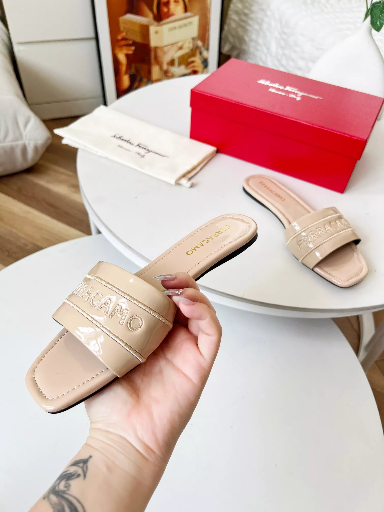 Fashionable 6729 Salvatore Ferragamo Slippers For Women