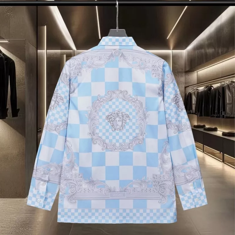 Fashionable 6795 Versace Shirts Long Sleeved For Unisex
