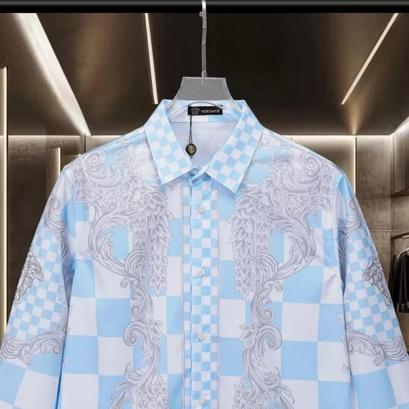 Fashionable 6795 Versace Shirts Long Sleeved For Unisex