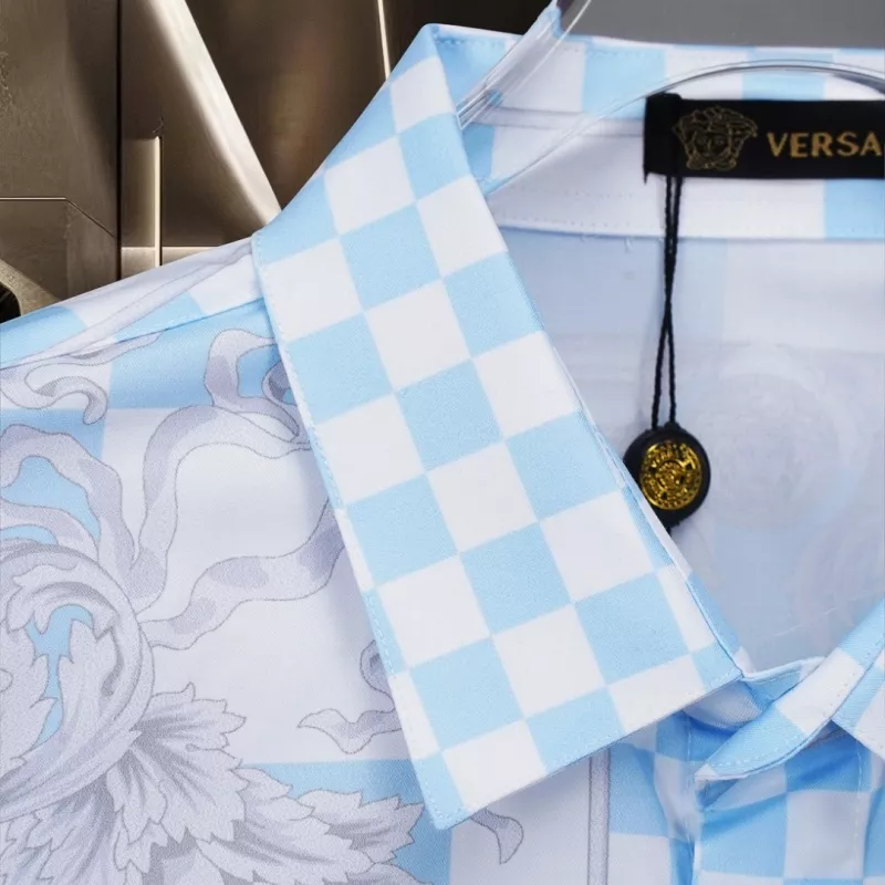 Fashionable 6795 Versace Shirts Long Sleeved For Unisex