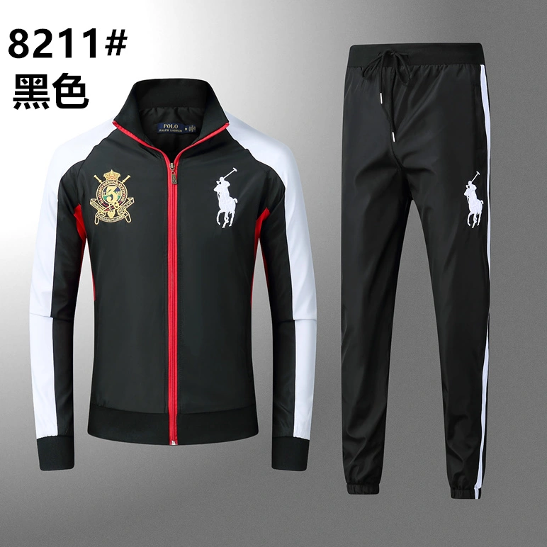 Fashionable 7077 Ralph Lauren Polo Tracksuits Long Sleeved For Men