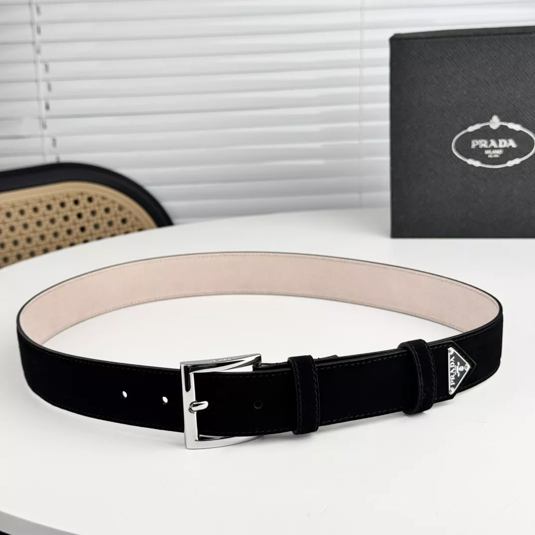 Fashionable 7135 Prada AAA Quality Belts In 3.5cm For Unisex