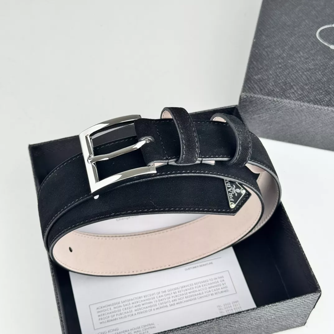 Fashionable 7135 Prada AAA Quality Belts In 3.5cm For Unisex