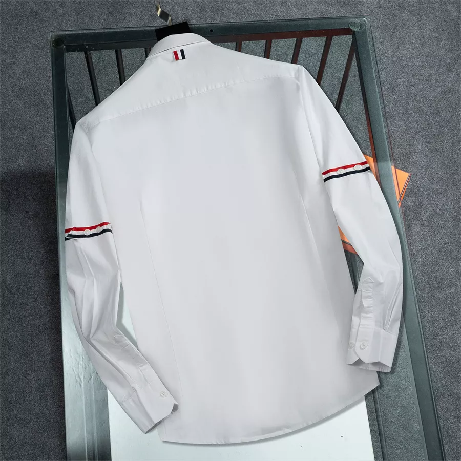 Fashionable 7259 Thom Browne TB Shirts Long Sleeved For Men