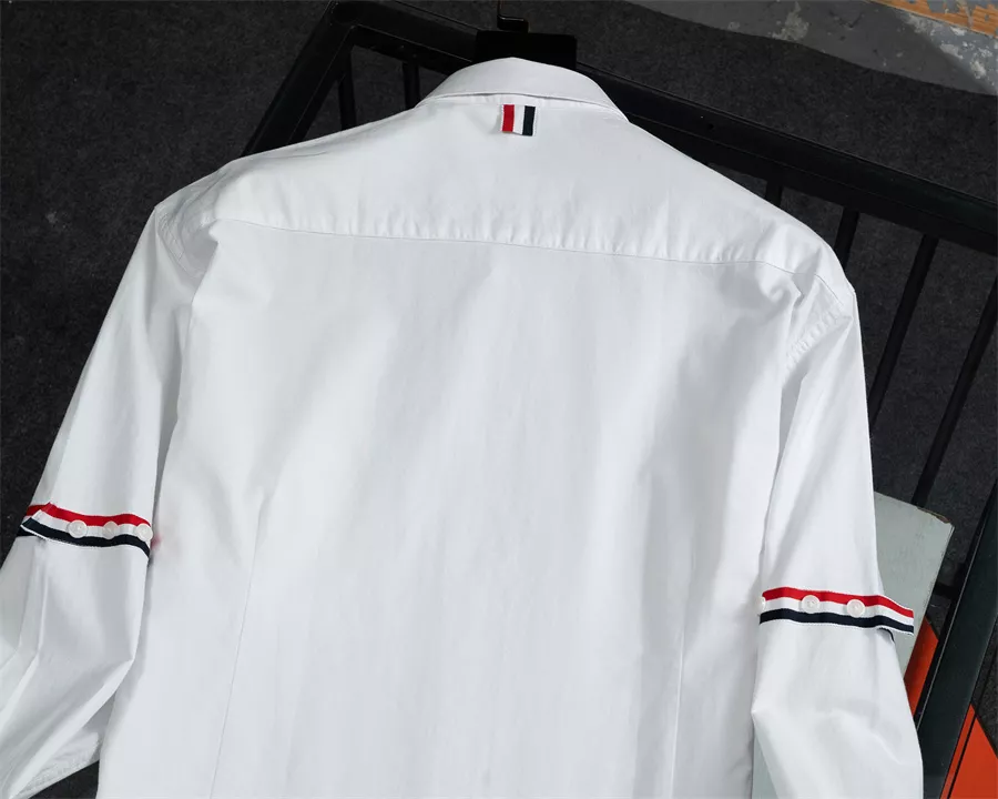 Fashionable 7259 Thom Browne TB Shirts Long Sleeved For Men