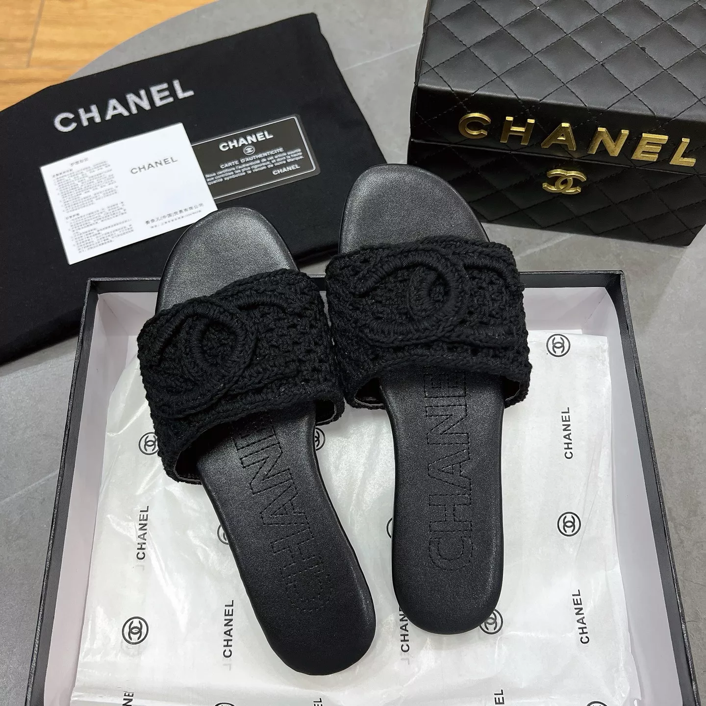 Fashionable 7702 Chanel Slippers For Women
