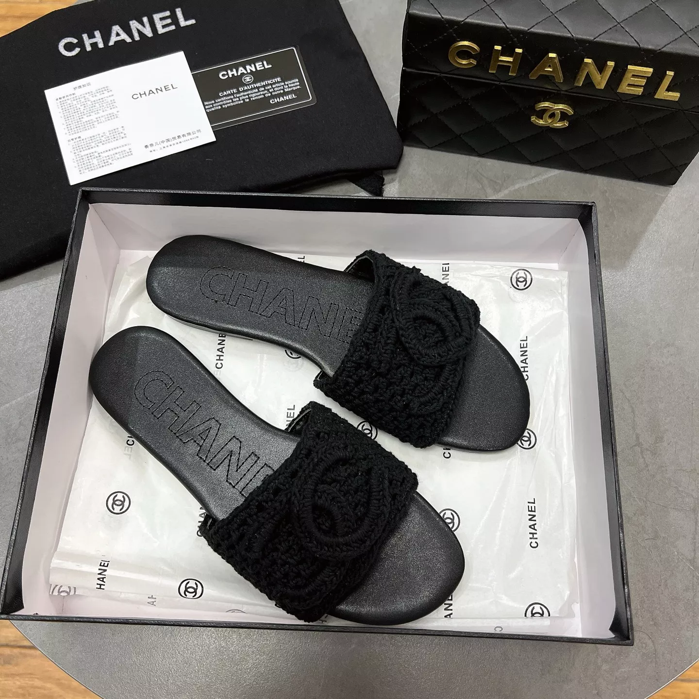 Fashionable 7702 Chanel Slippers For Women