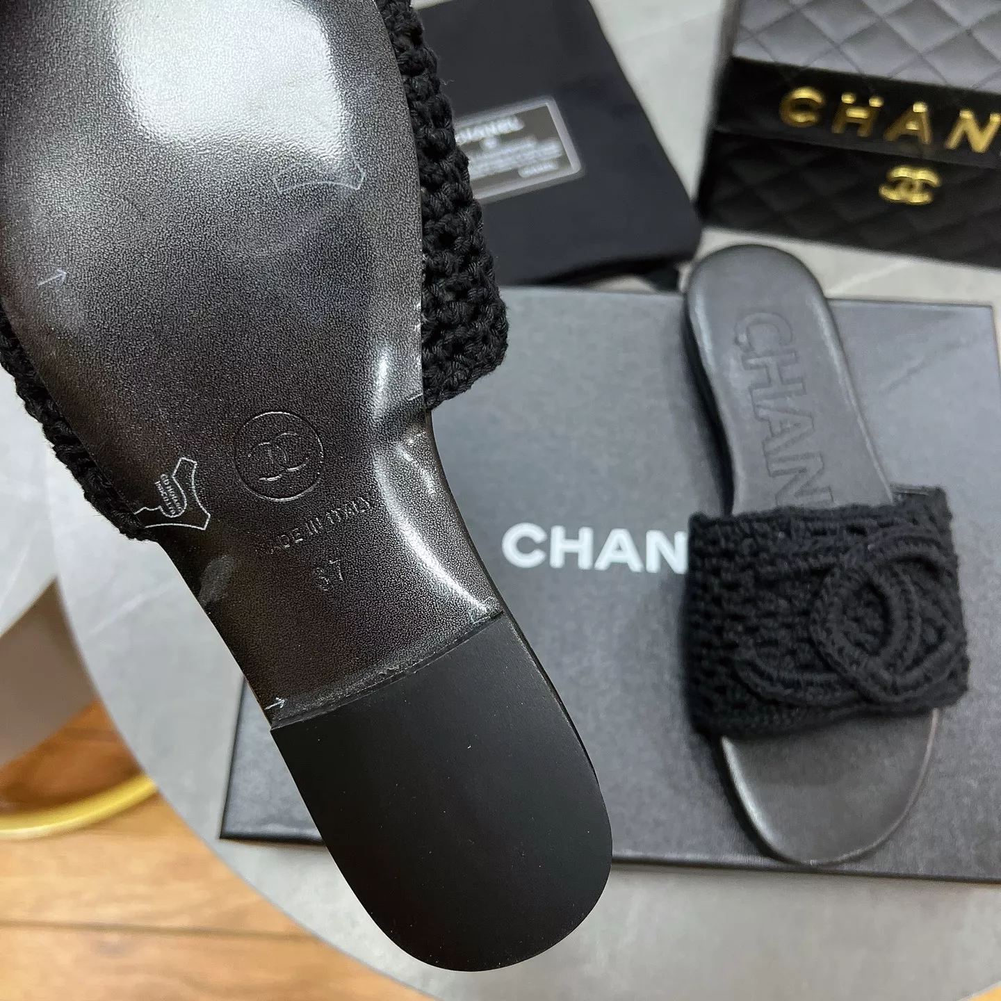 Fashionable 7702 Chanel Slippers For Women