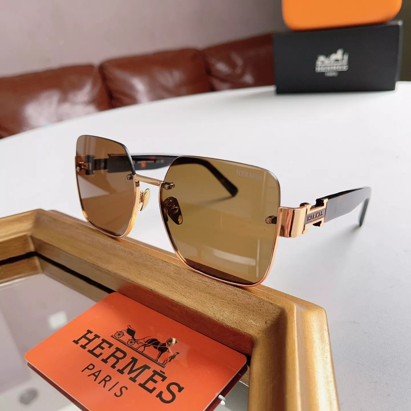 Fashionable 7706 Hermes AAA Quality Sunglasses