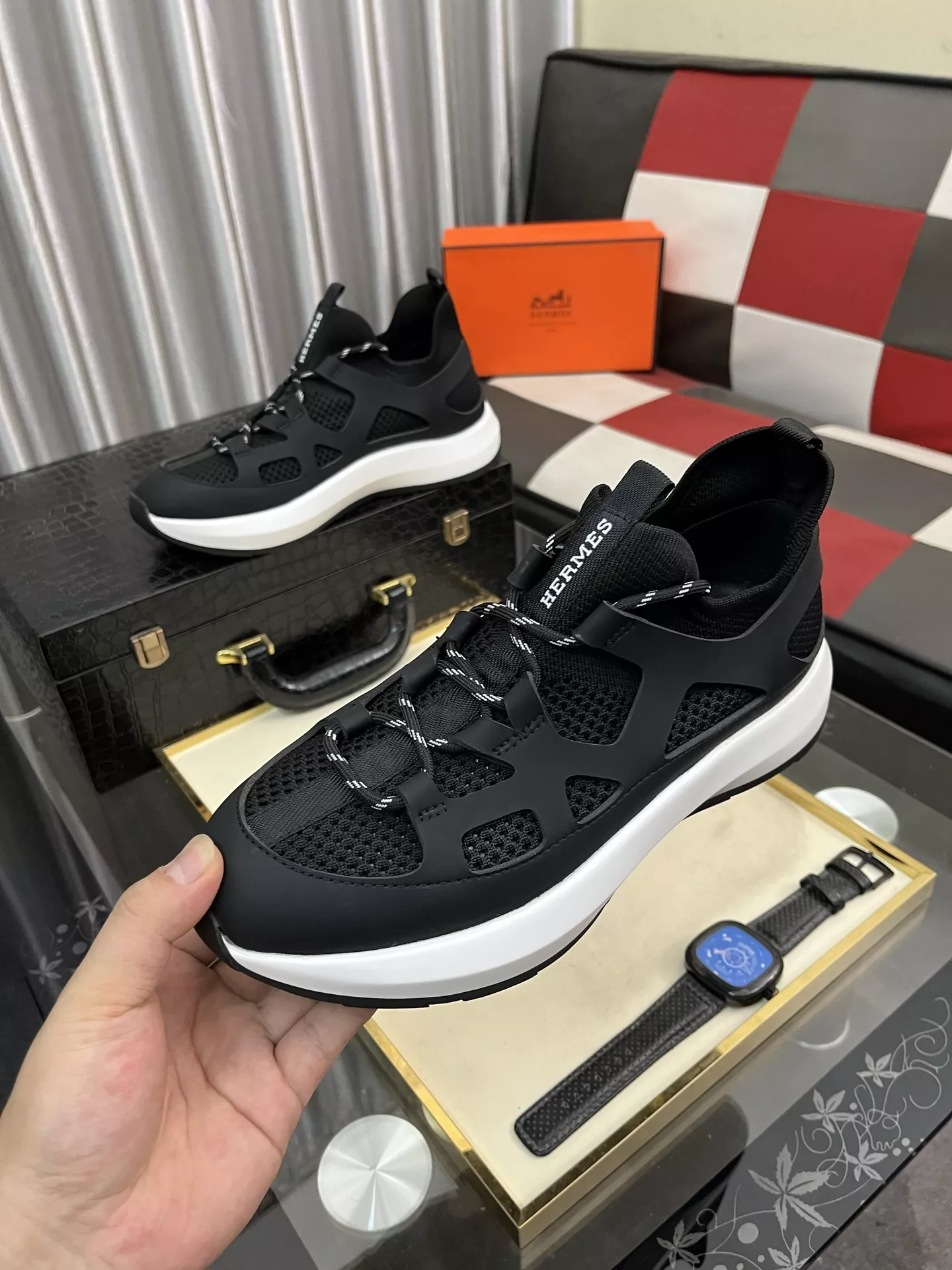 Fashionable 8373 Hermes Casual Shoes For Men
