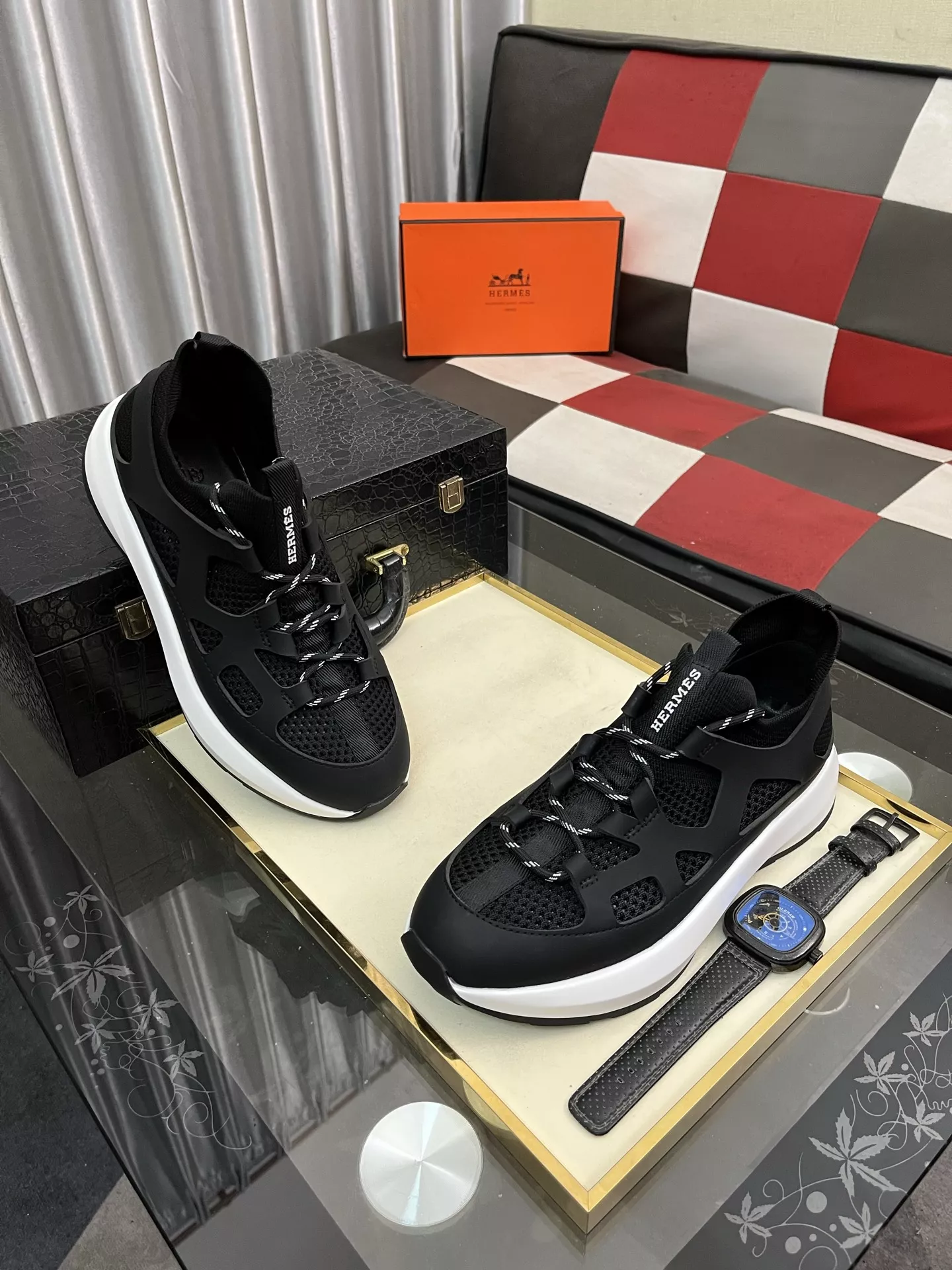 Fashionable 8373 Hermes Casual Shoes For Men
