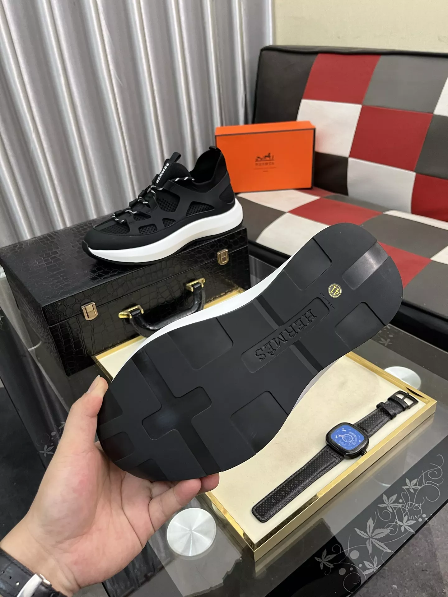 Fashionable 8373 Hermes Casual Shoes For Men