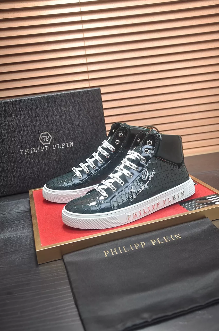 Fashionable 8620 Philipp Plein PP High Tops Shoes For Men
