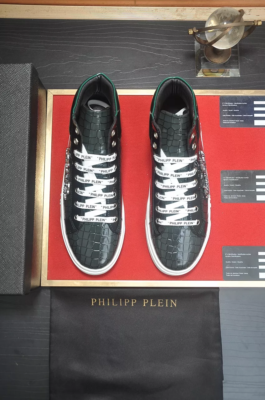 Fashionable 8620 Philipp Plein PP High Tops Shoes For Men