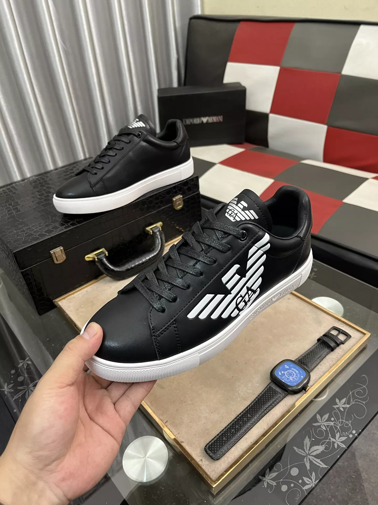 Fashionable 8864 Armani Casual Shoes For Men