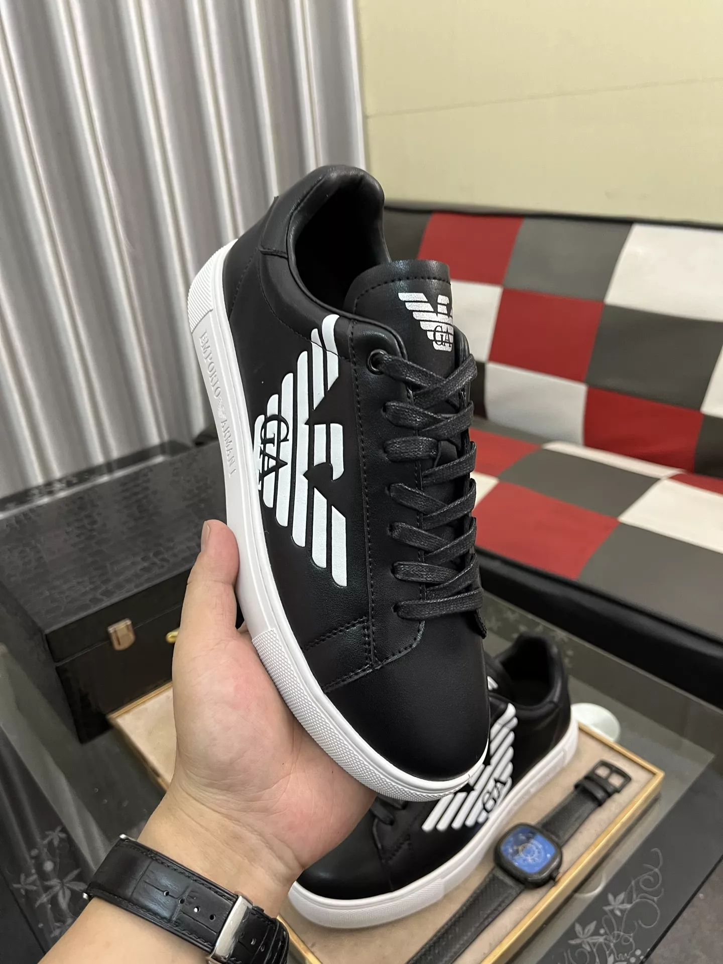 Fashionable 8864 Armani Casual Shoes For Men