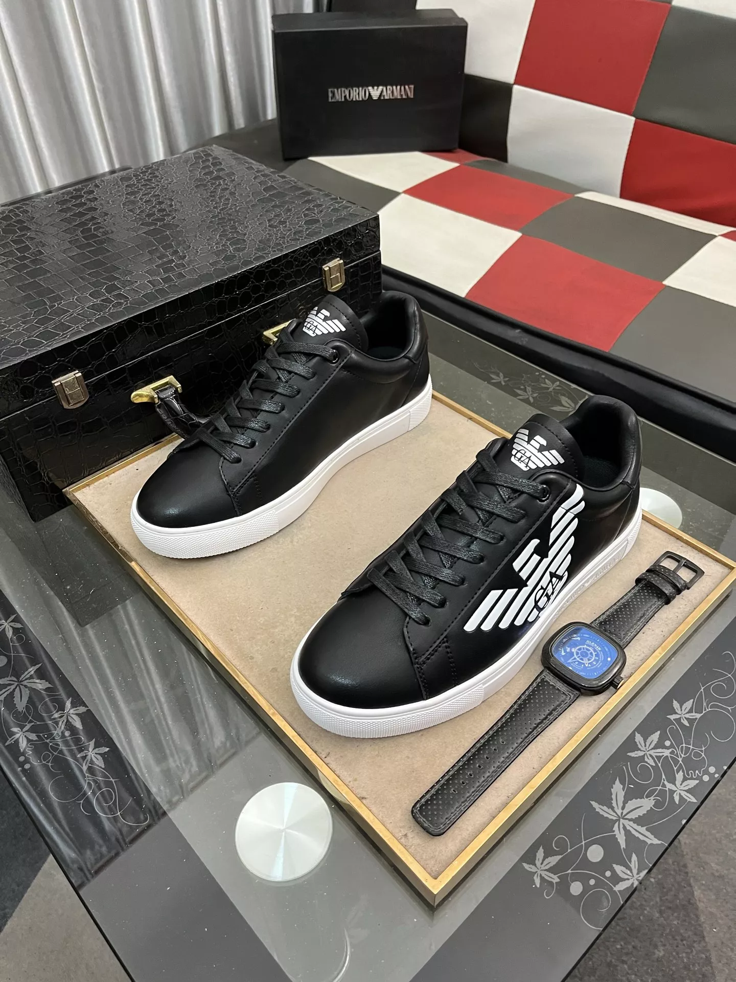 Fashionable 8864 Armani Casual Shoes For Men