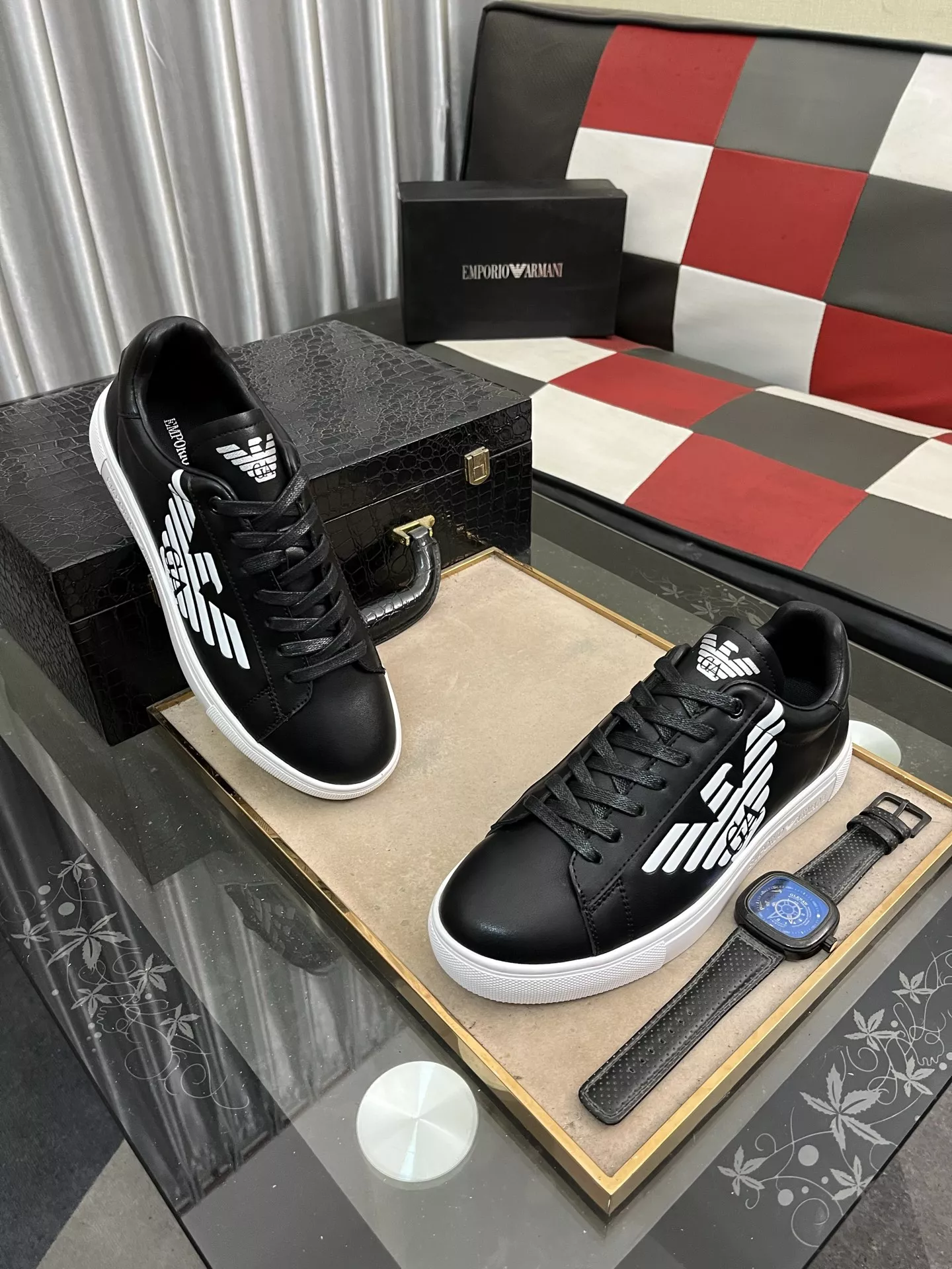 Fashionable 8864 Armani Casual Shoes For Men