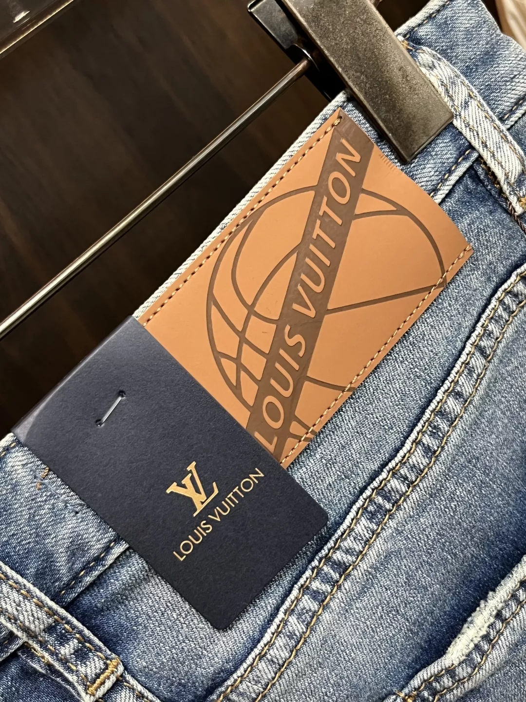 Fashionable 8955 Louis Vuitton LV Jeans For Men