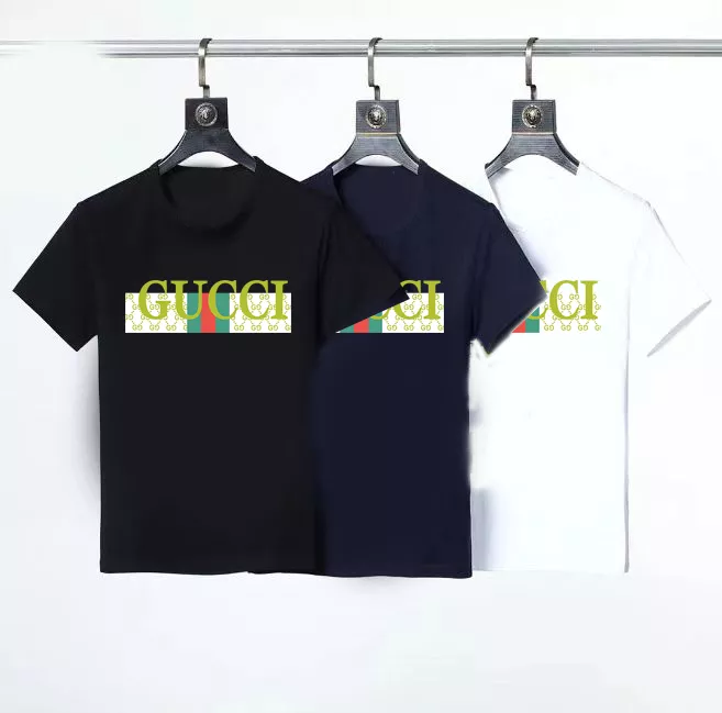 Fashionable 9017 Gucci T-Shirts Short Sleeved For Men