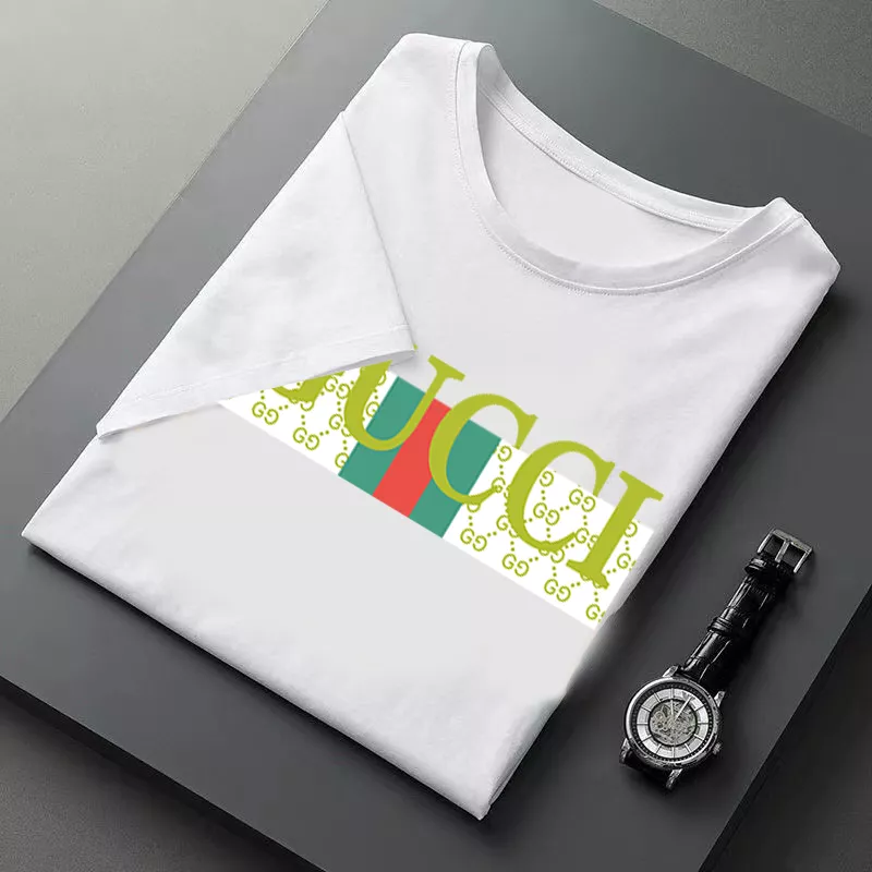 Fashionable 9017 Gucci T-Shirts Short Sleeved For Men