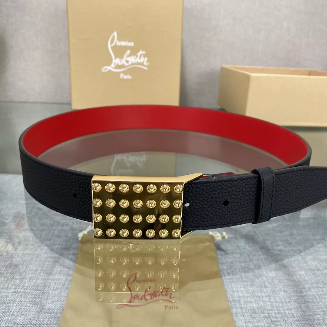 Fashionable 9496 Christian Louboutin CL AAA Quality Belts In 3.5cm For Men