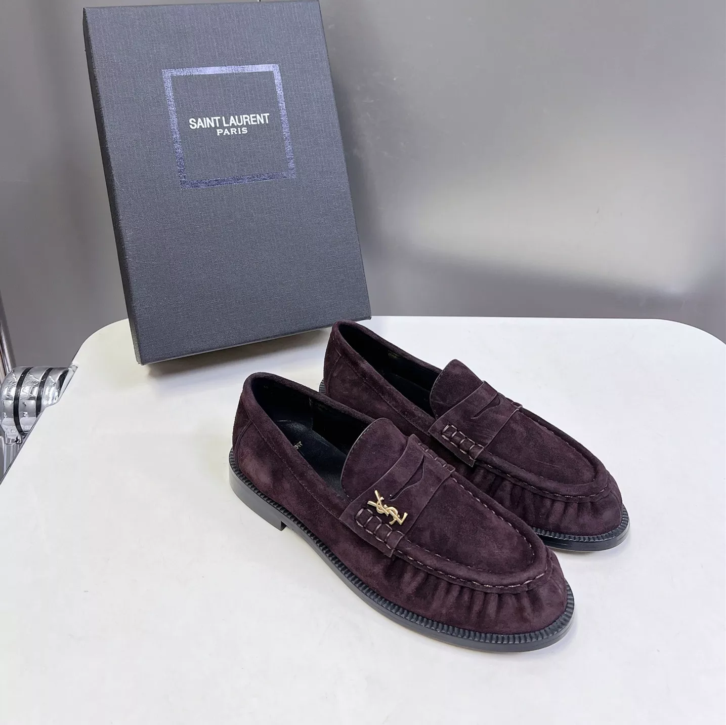 Fashionable 9761 Yves Saint Laurent YSL Leather Shoes For Women