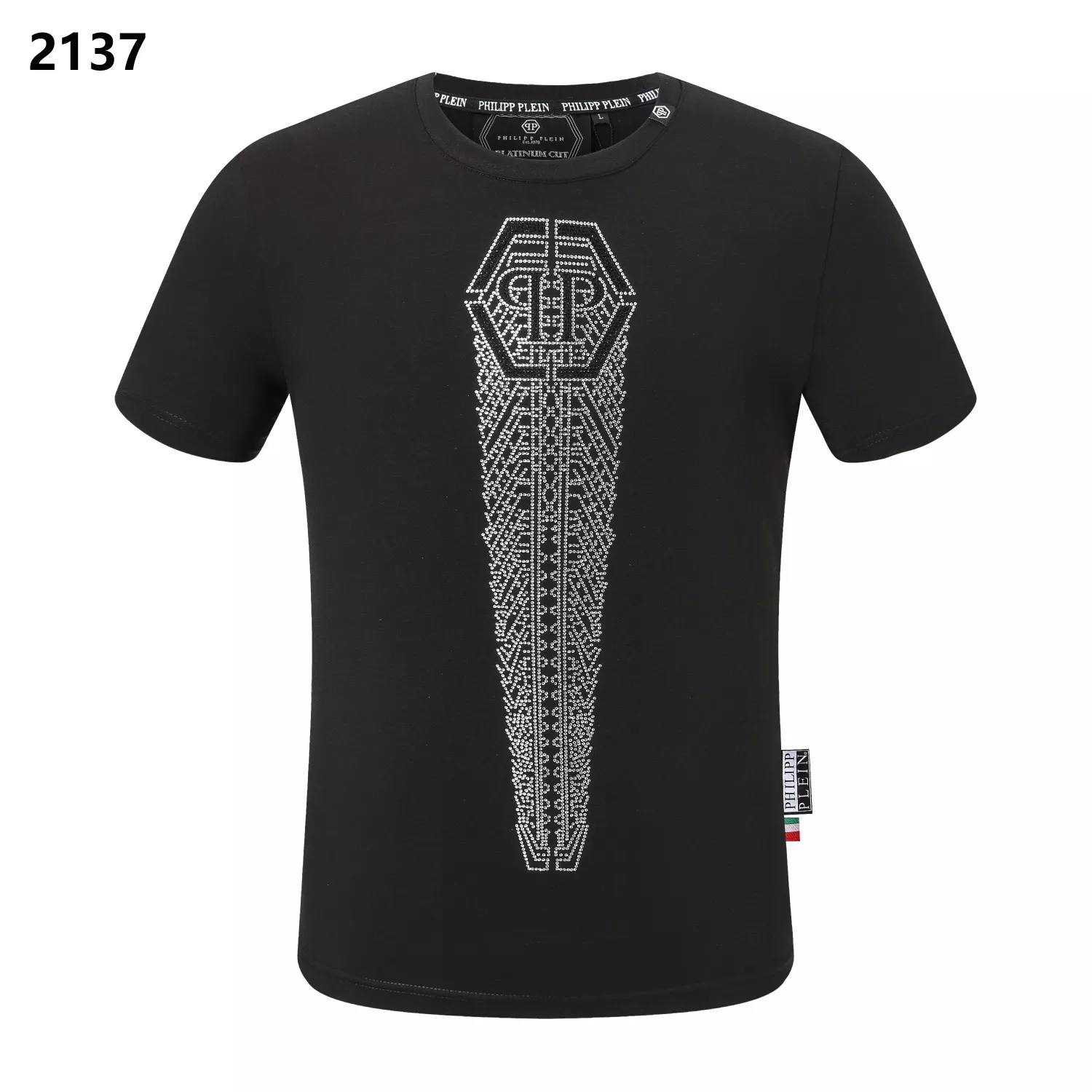 Fashionable 9847 Philipp Plein PP T-Shirts Short Sleeved For Men