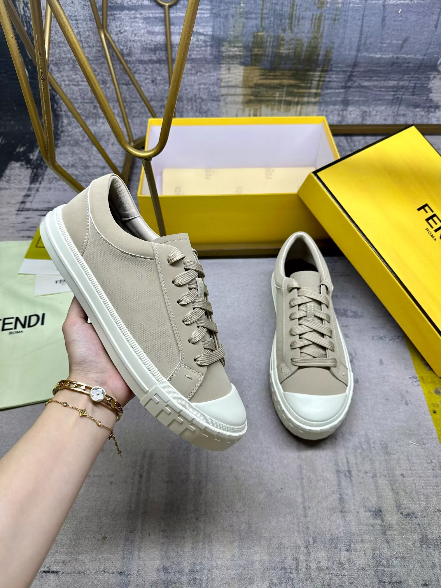 Fashionable 9868 Fendi Casual Shoes For Men
