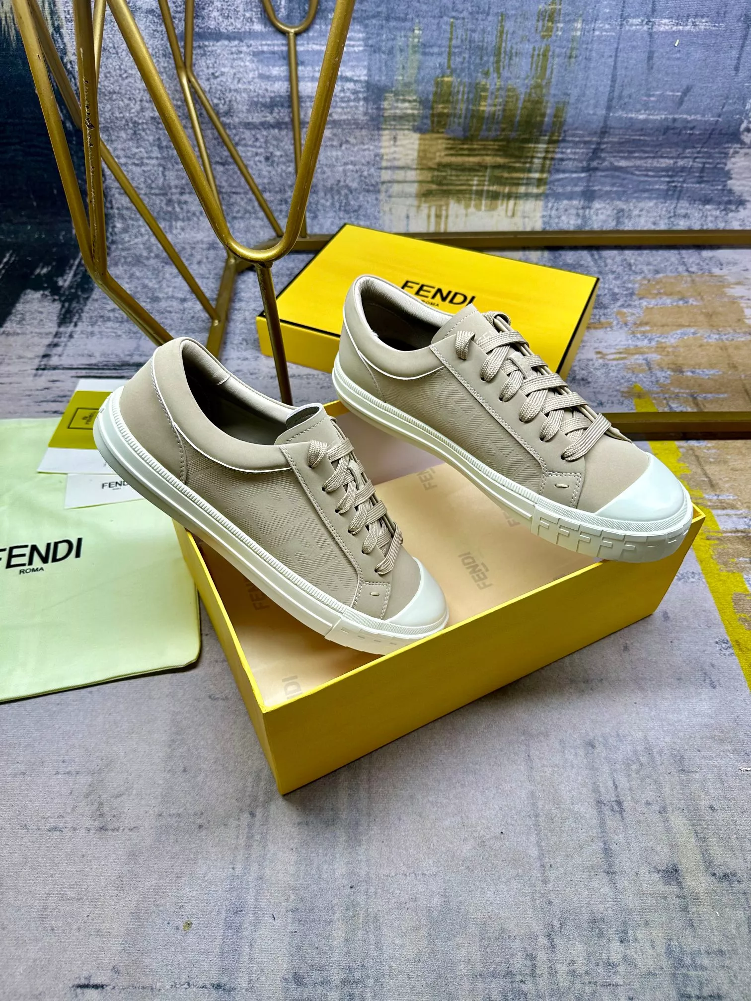 Fashionable 9868 Fendi Casual Shoes For Men