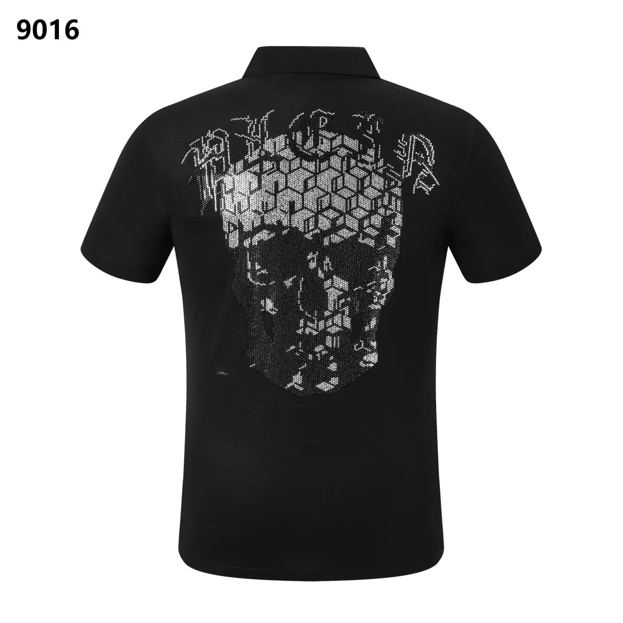 Fashionable 9932 Philipp Plein PP T-Shirts Short Sleeved For Men
