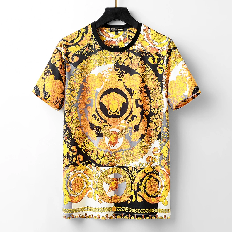Fashionable 9960 Versace T-Shirts Short Sleeved For Men