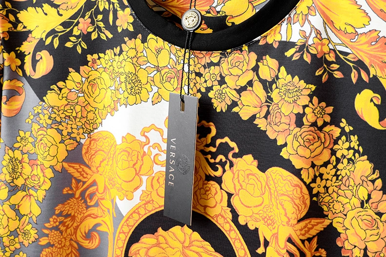 Fashionable 9960 Versace T-Shirts Short Sleeved For Men