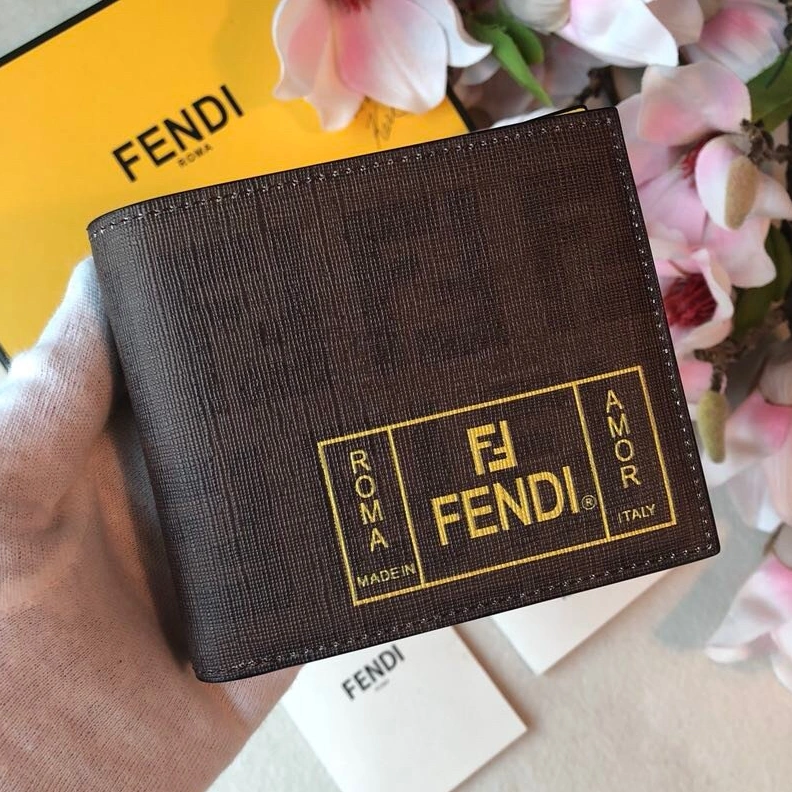 Fendi AAA Man Wallets Fashionable 9589